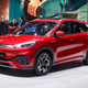 The BYD Atto 3 on display at the 2022 Paris Motor Show.